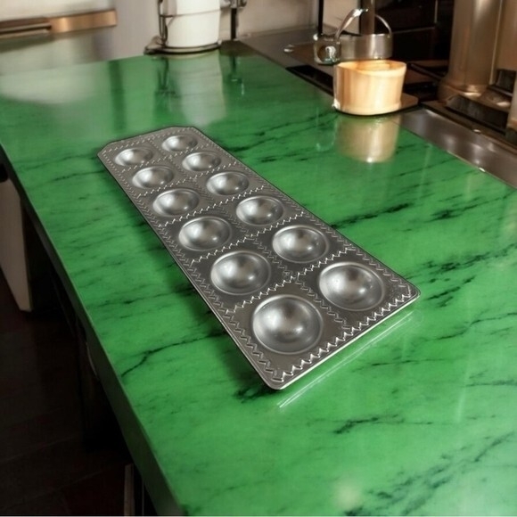Raviolamp Other - IPS Torino Raviolamp Aluminum Ravioli Press Maker 12 Hole Mold Italy Vintage
